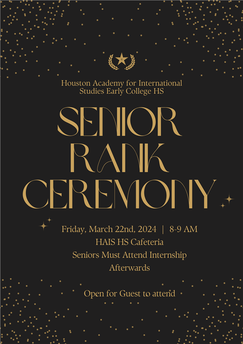 Senior Rank Ceremony